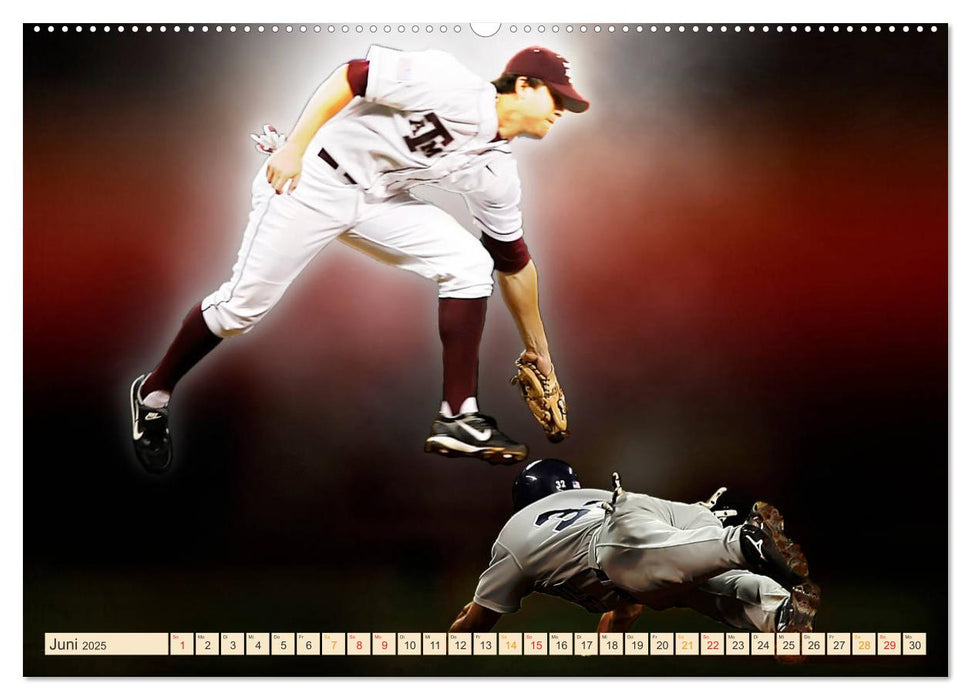 Baseball - Fight (CALVENDO Premium Wandkalender 2025)