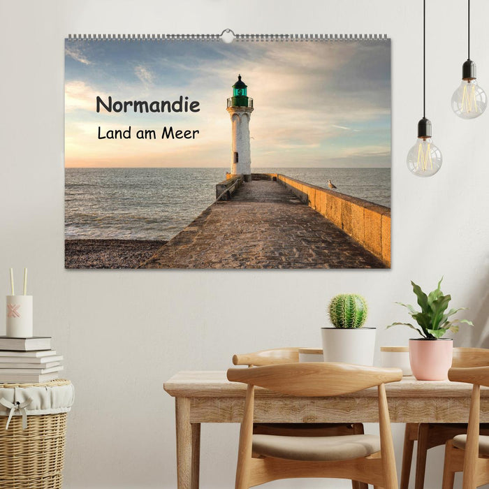 Normandie - Land am Meer (CALVENDO Wandkalender 2025)