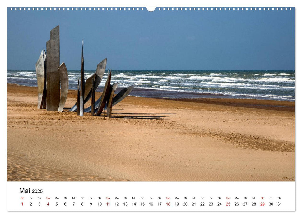 Normandie - Land am Meer (CALVENDO Wandkalender 2025)