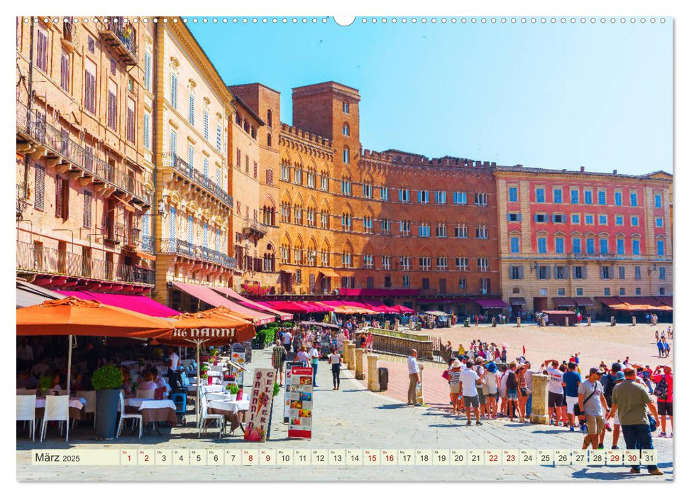 Impressionen aus Siena (CALVENDO Premium Wandkalender 2025)