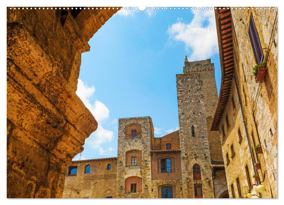 San Gimignano, die Stadt der Türme (CALVENDO Premium Wandkalender 2025)