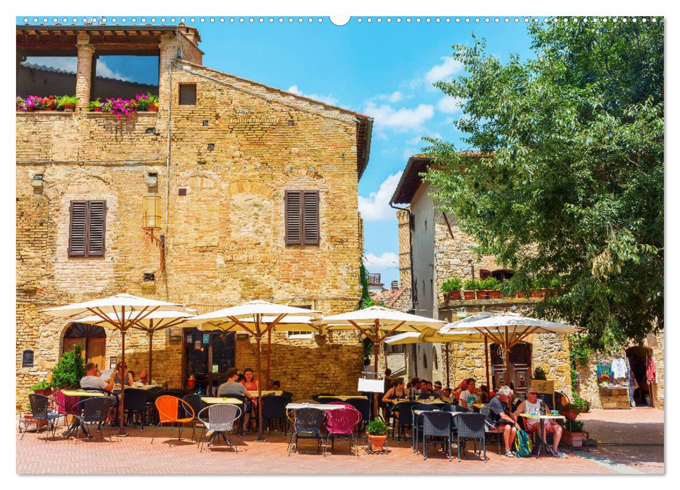 San Gimignano, die Stadt der Türme (CALVENDO Premium Wandkalender 2025)