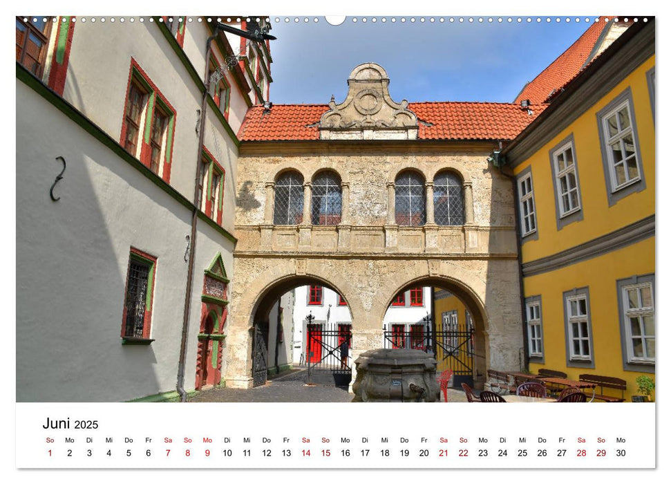 Mühlhausen in Thüringen - Stadt im Herzen Deutschlands (CALVENDO Premium Wandkalender 2025)