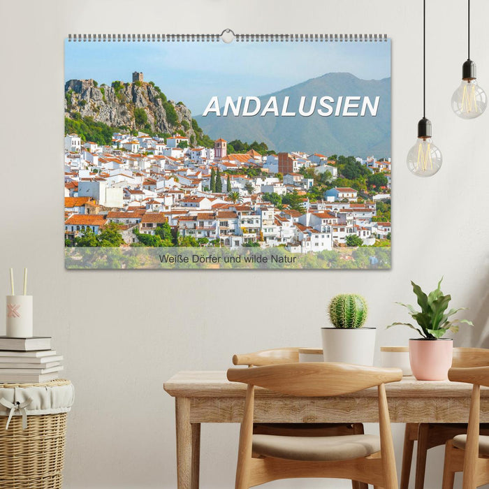 Andalusien - Weiße Dörfer und wilde Natur (CALVENDO Wandkalender 2025)