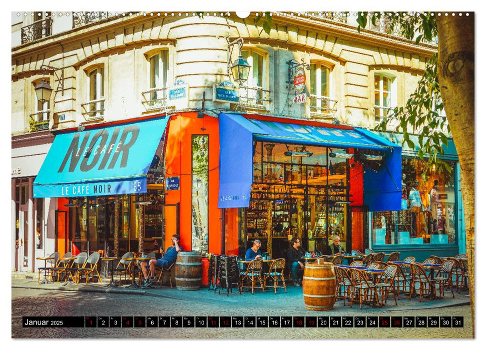 Paris Bistros (CALVENDO Premium Wandkalender 2025)