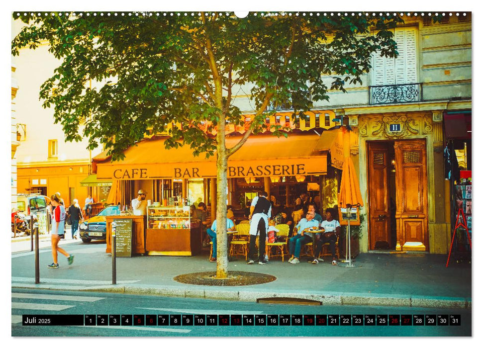 Paris Bistros (CALVENDO Premium Wandkalender 2025)