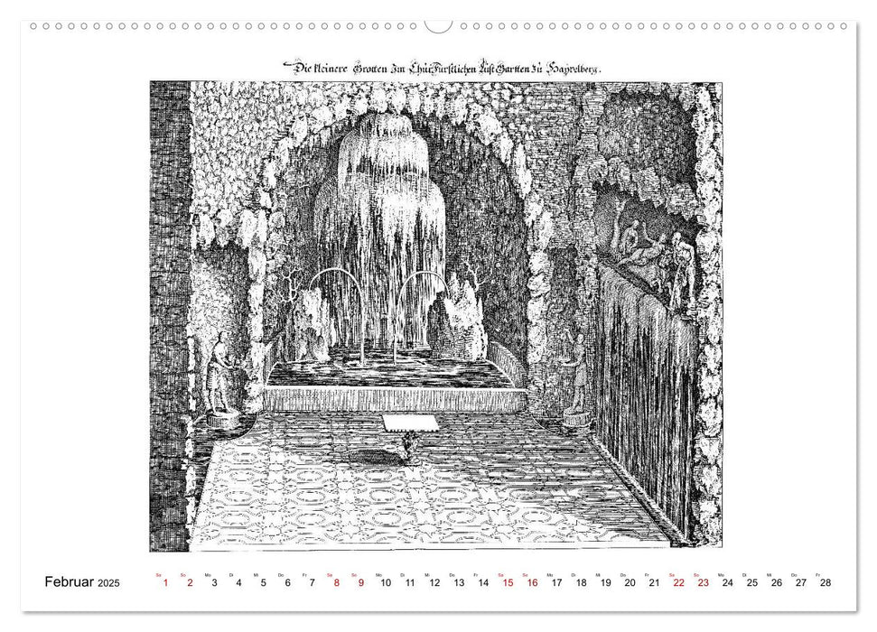 Heidelberg – Kupferstiche von Matthäus Merian d. Ä. (1593-1650) (CALVENDO Premium Wandkalender 2025)