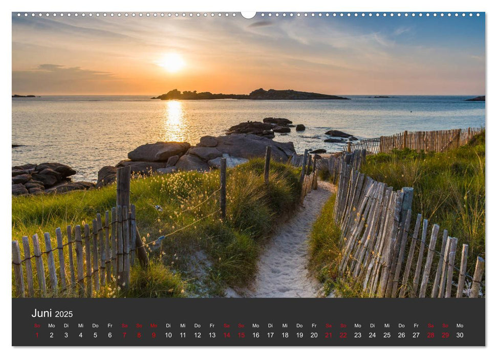 Côte de Granit Rose - Ein Küstenbereich in der Bretagne (CALVENDO Premium Wandkalender 2025)