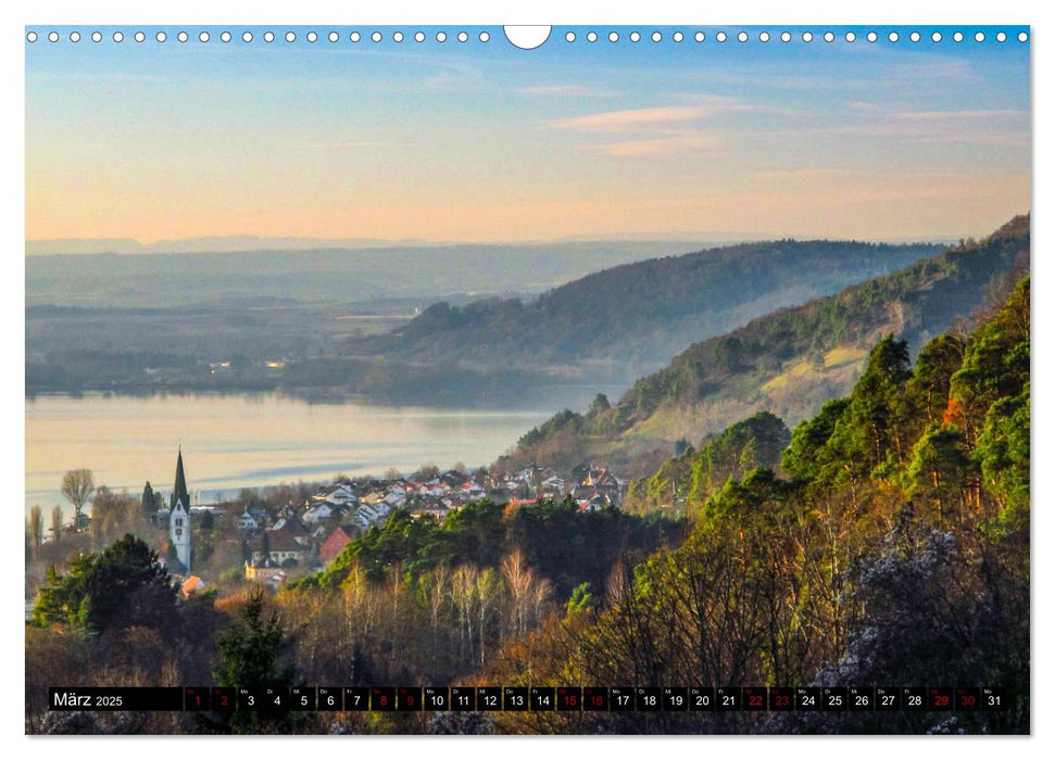 Hegau und westlicher Bodensee (CALVENDO Wandkalender 2025)