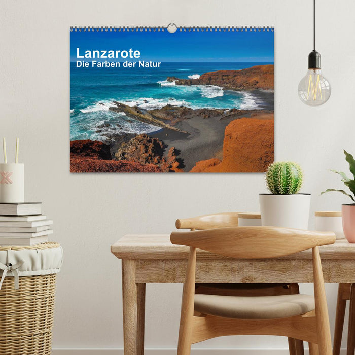 Lanzarote - Die Farben der Natur (CALVENDO Wandkalender 2025)