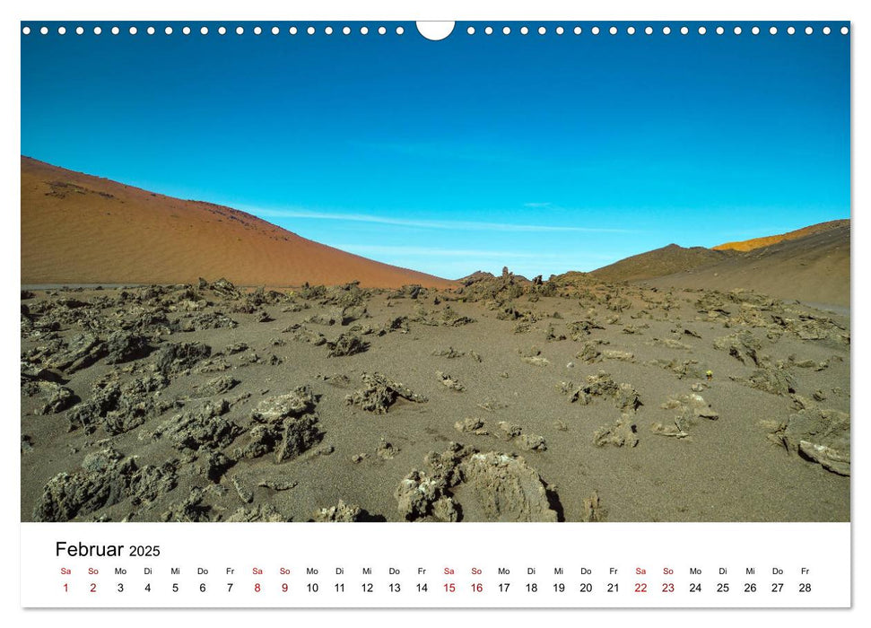 Lanzarote - Die Farben der Natur (CALVENDO Wandkalender 2025)