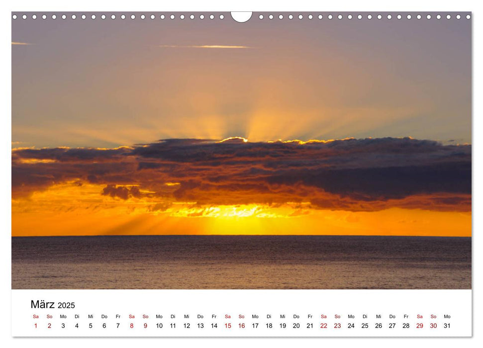 Lanzarote - Die Farben der Natur (CALVENDO Wandkalender 2025)