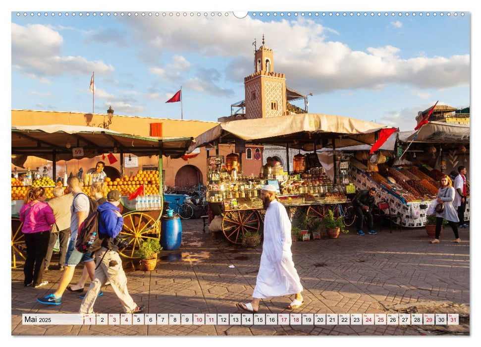 Marrakesch - Perle des Südens (CALVENDO Premium Wandkalender 2025)