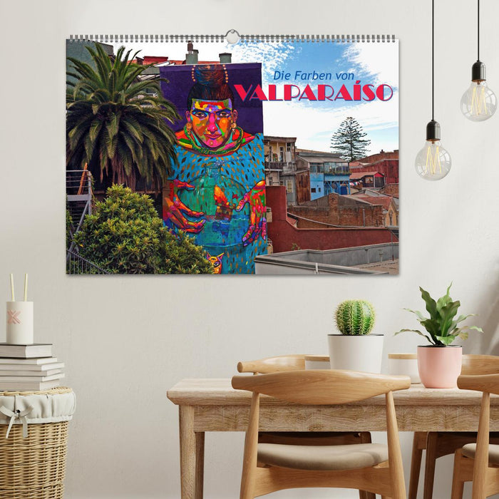 Die Farben von Valparaíso (CALVENDO Wandkalender 2025)