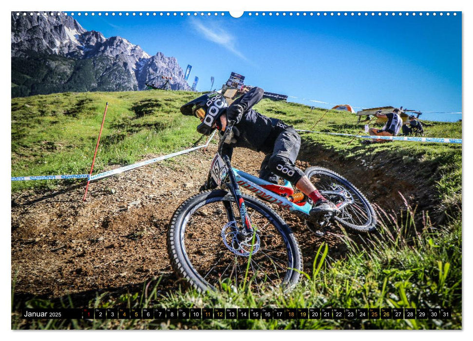 Downhill Racing (CALVENDO Premium Wandkalender 2025)