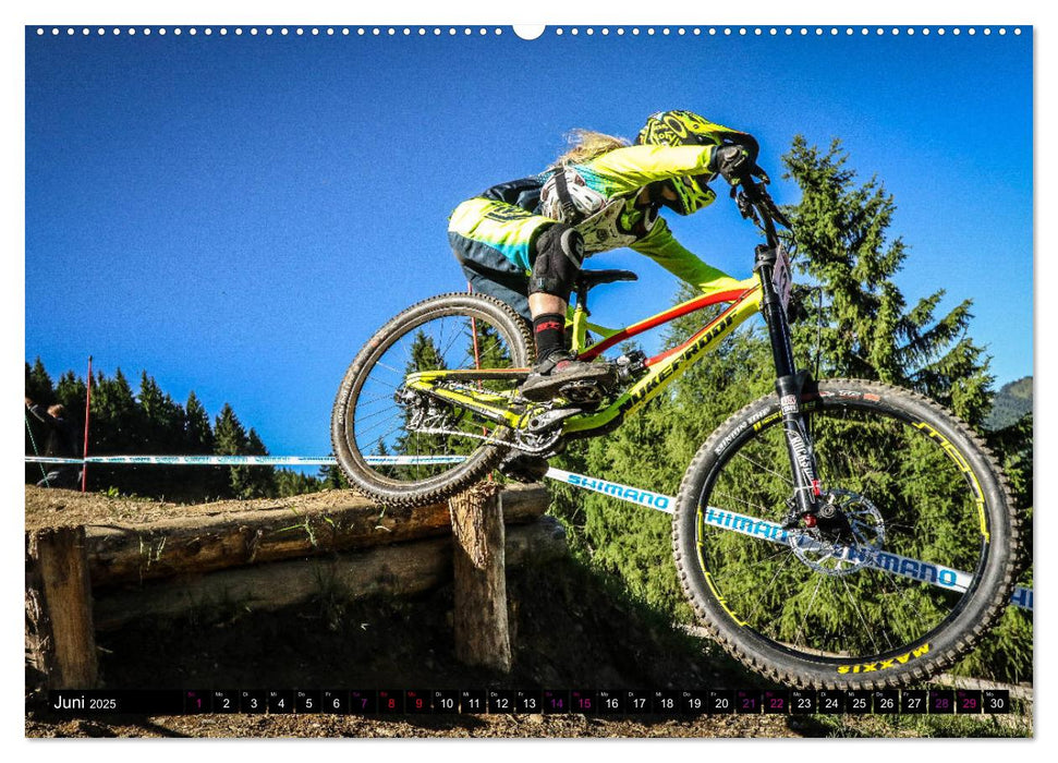 Women Downhill Racing (CALVENDO Premium Wandkalender 2025)