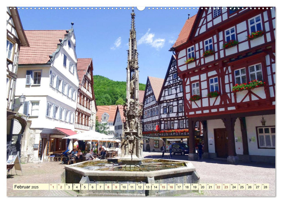 Unterwegs in Bad Urach (CALVENDO Premium Wandkalender 2025)