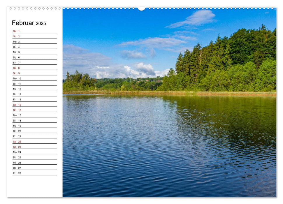 Seen im Chiemgau (CALVENDO Premium Wandkalender 2025)