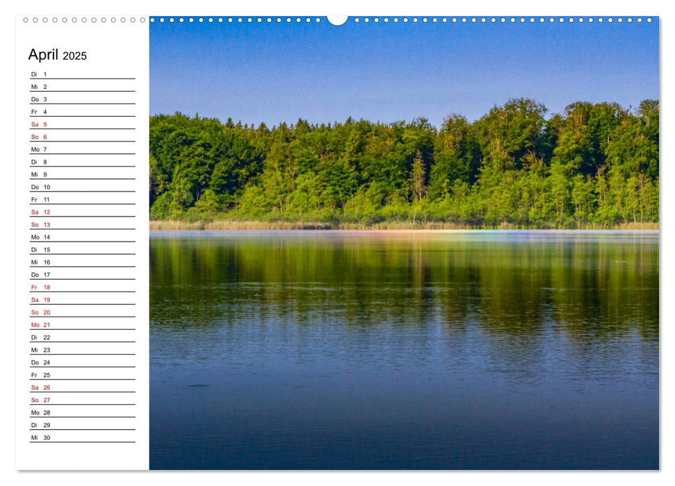 Seen im Chiemgau (CALVENDO Premium Wandkalender 2025)