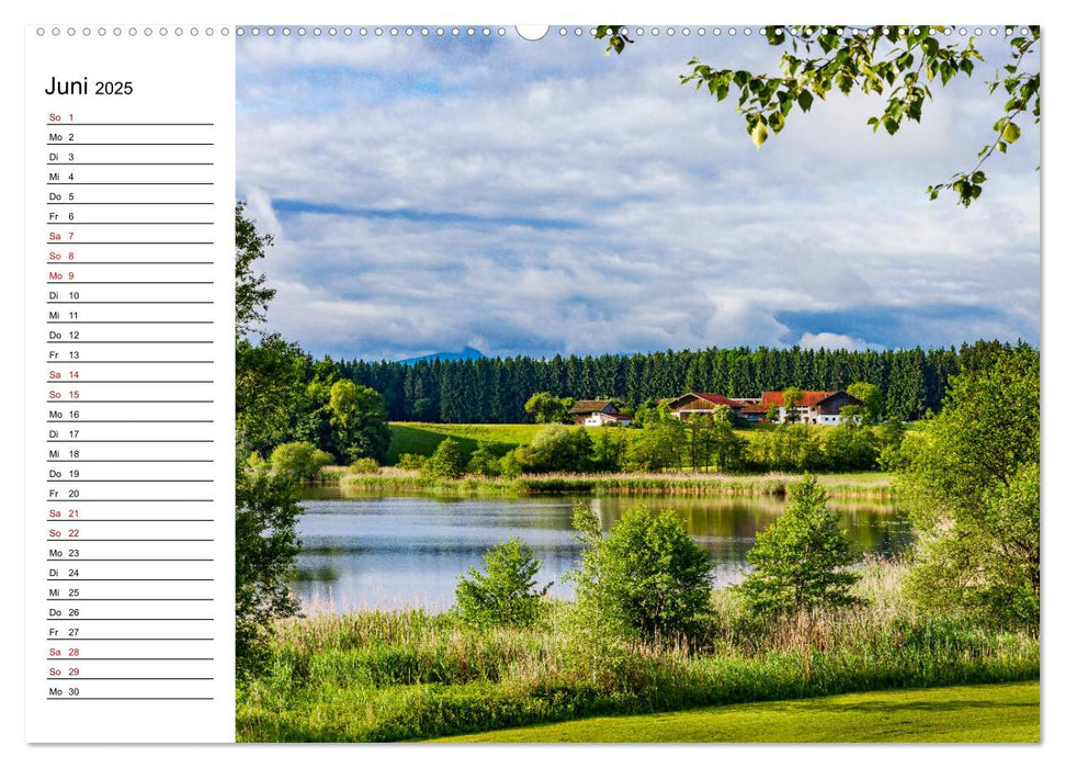 Seen im Chiemgau (CALVENDO Premium Wandkalender 2025)