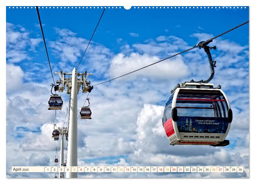 Abenteuer Seilbahn (CALVENDO Wandkalender 2025)