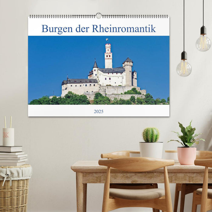 Burgen der Rheinromantik (CALVENDO Wandkalender 2025)