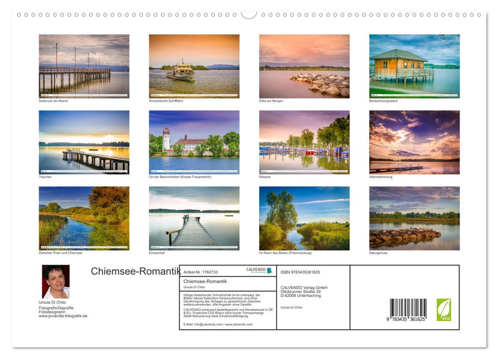 Chiemsee-Romantik (CALVENDO Premium Wandkalender 2025)