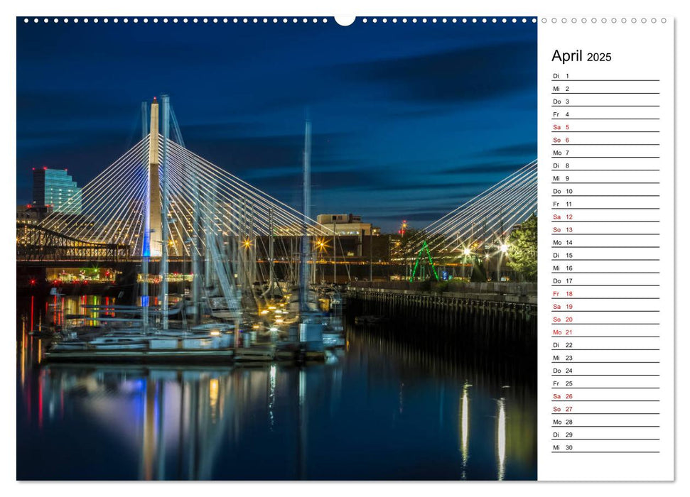 Stadtansichten aus Boston (CALVENDO Premium Wandkalender 2025)
