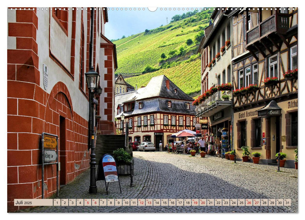 Bacharach - Sehenswerter Ort am Mittelrhein (CALVENDO Premium Wandkalender 2025)