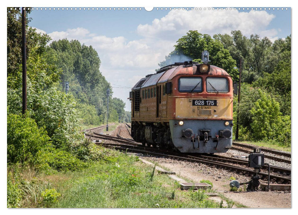 Eisenbahn in Ungarn (CALVENDO Wandkalender 2025)