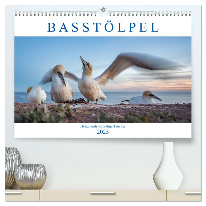 Basstölpel - Helgolands tollkühne Taucher (CALVENDO Premium Wandkalender 2025)