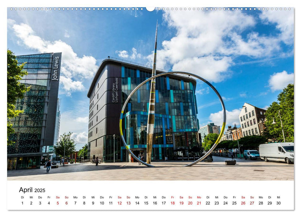 Faszination Cardiff (CALVENDO Wandkalender 2025)