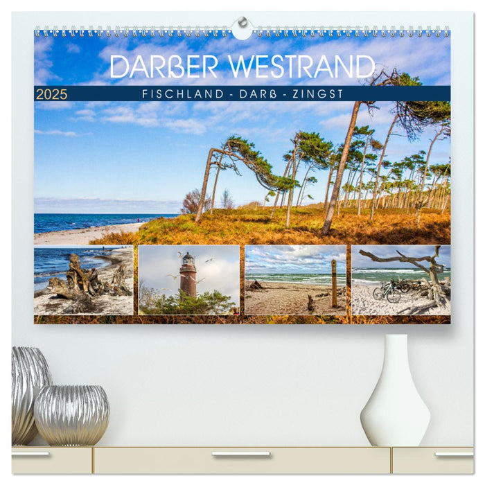 Darßer Weststrand - Fischland Darß Zingst (CALVENDO Premium Wandkalender 2025)