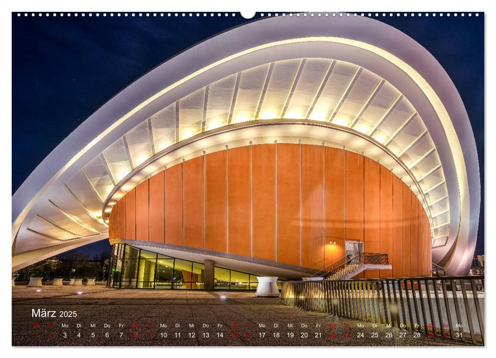 Deutschland Impressionen bei Nacht (CALVENDO Wandkalender 2025)