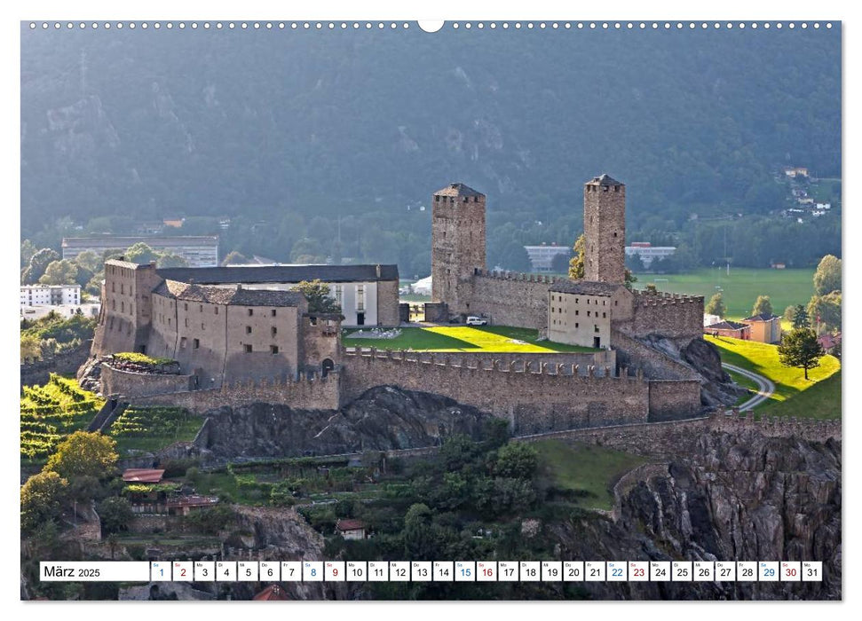 Tessin, Impressionen aus der Italienischen Schweiz (CALVENDO Premium Wandkalender 2025)