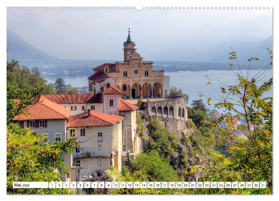 Tessin, Impressionen aus der Italienischen Schweiz (CALVENDO Premium Wandkalender 2025)