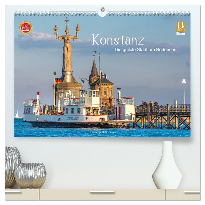 Konstanz - die größte Stadt am Bodensee (CALVENDO Premium Wandkalender 2025)