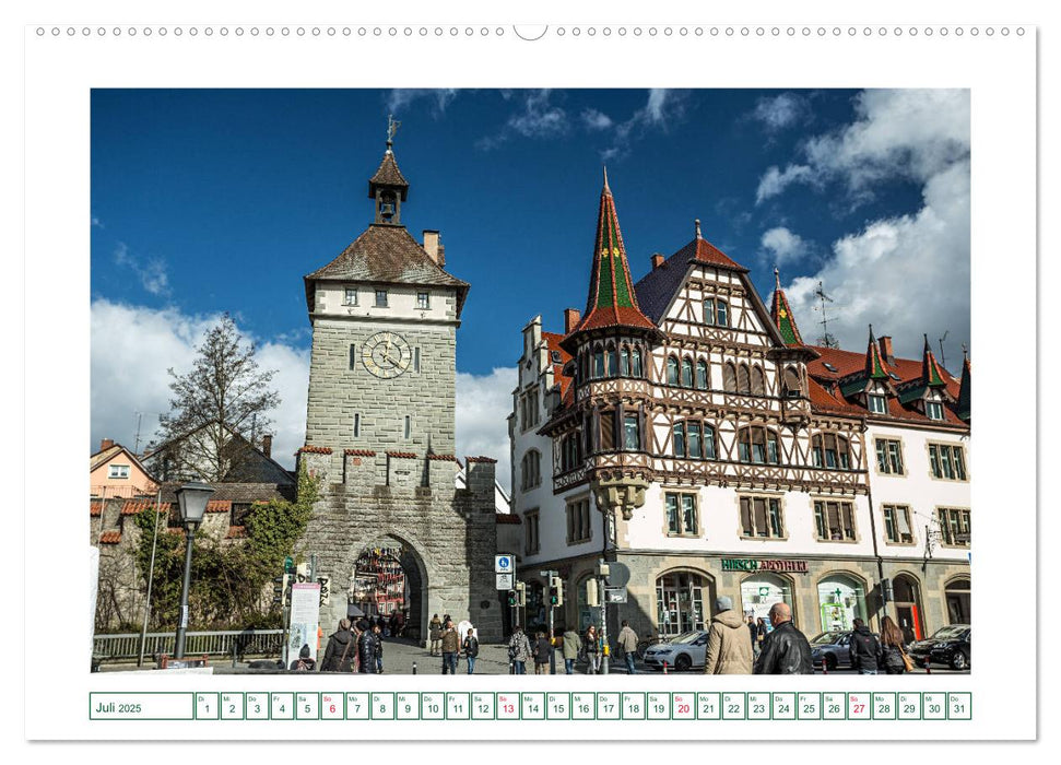 Konstanz - die größte Stadt am Bodensee (CALVENDO Premium Wandkalender 2025)