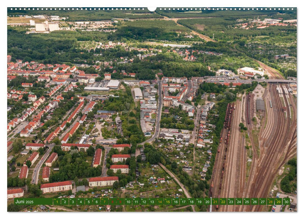 Eberswalde in Luftbildern (CALVENDO Wandkalender 2025)