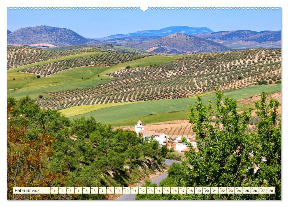 Idyllisches Andalusien (CALVENDO Premium Wandkalender 2025)