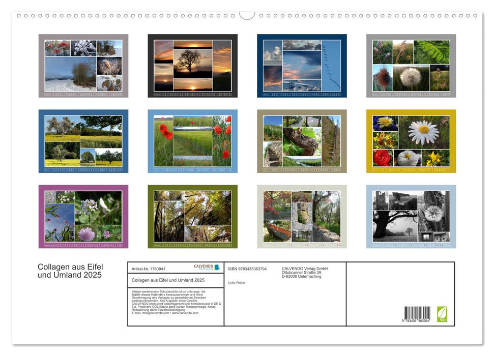 Collagen aus Eifel und Umland 2025 (CALVENDO Wandkalender 2025)