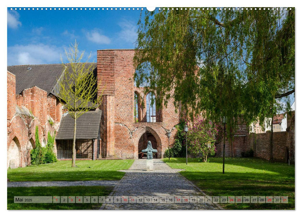 Ein Bummel durch die Hansestadt Stralsund (CALVENDO Premium Wandkalender 2025)