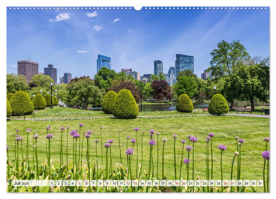 Stadtansichten aus Boston (CALVENDO Premium Wandkalender 2025)