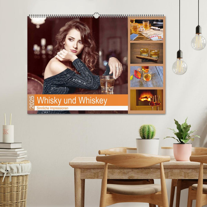 Whisky und Whiskey 2025. Sinnliche Impressionen (CALVENDO Wandkalender 2025)