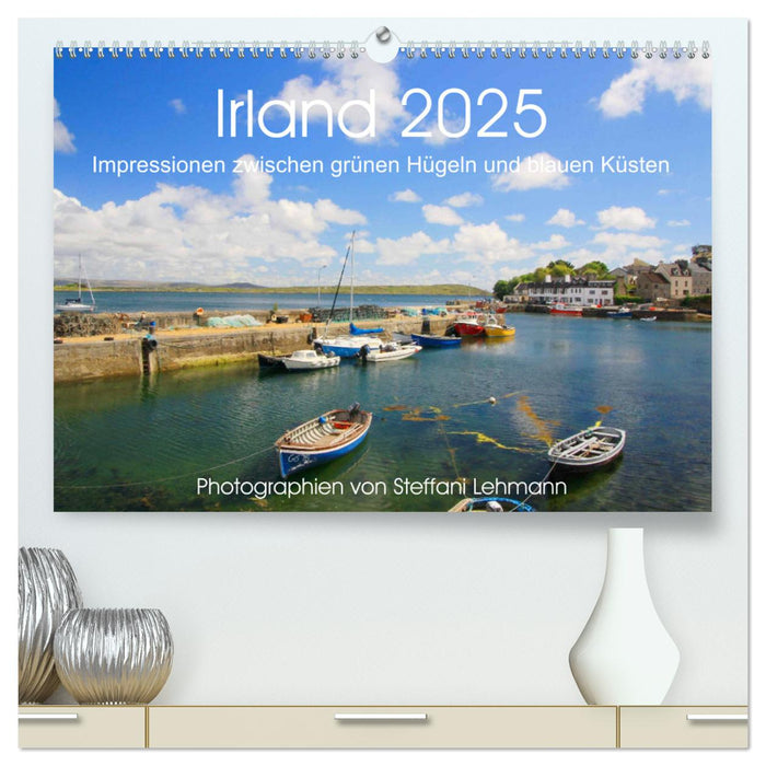 Irland 2025. Impressionen zwischen grünen Hügeln und blauen Küsten (CALVENDO Premium Wandkalender 2025)