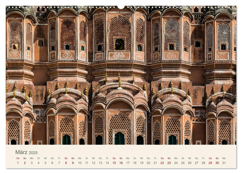 Rajasthan - Architektur im Land der Könige (CALVENDO Premium Wandkalender 2025)