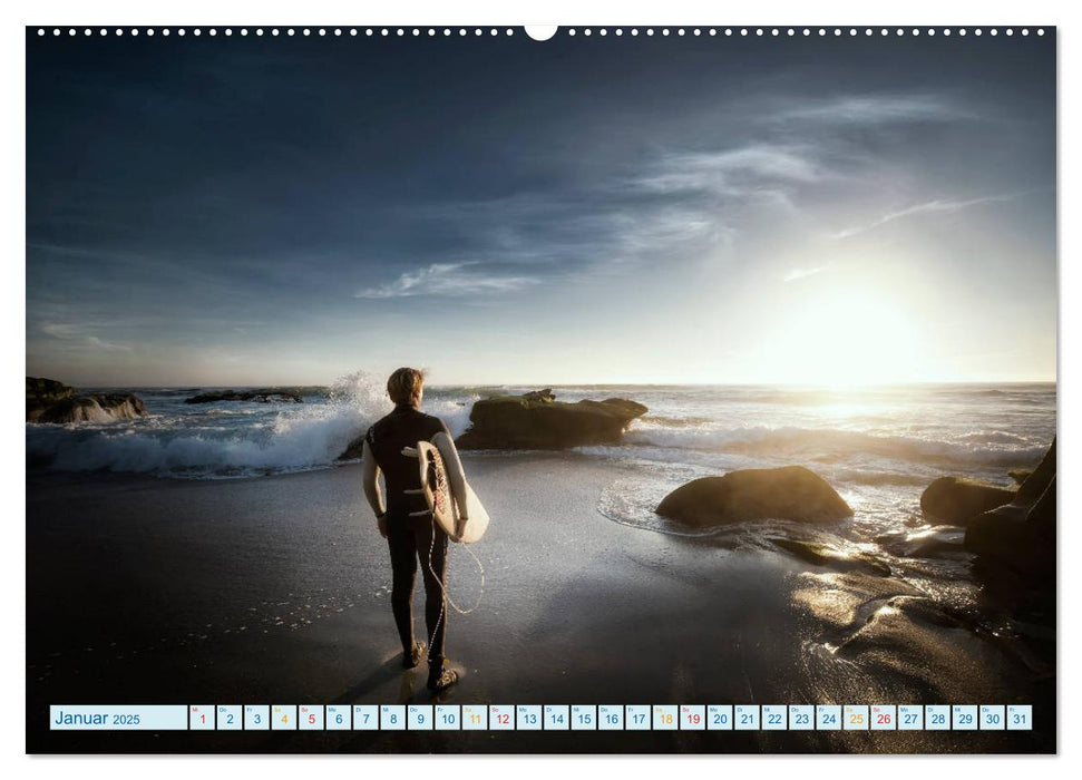 Surfen - so cool (CALVENDO Premium Wandkalender 2025)