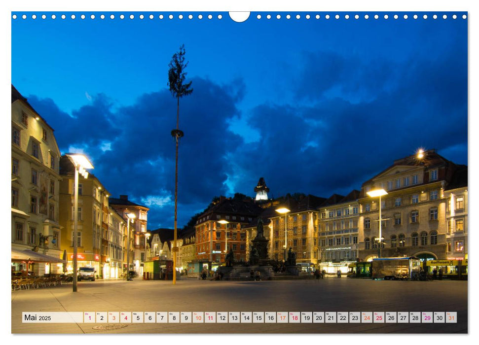 Graz im Auge des Fotografen (CALVENDO Wandkalender 2025)