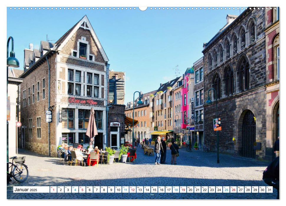 Aachen - Ansichtssache (CALVENDO Premium Wandkalender 2025)