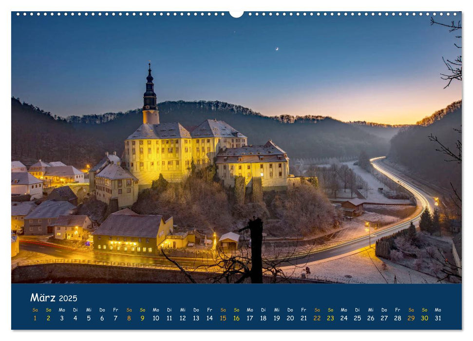 Elbflorenz - Dresden und Umgebung (CALVENDO Premium Wandkalender 2025)